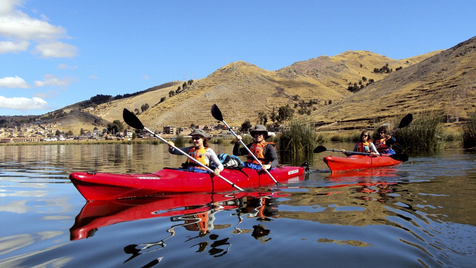 Portada de Kayaking en el Lago Titicaca 